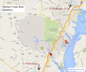quantico map