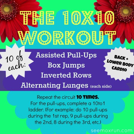 10x10 back and lowerbody